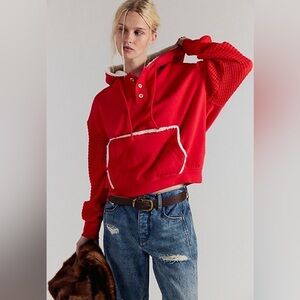 Free People Cozy Time Hoodie -SMALL